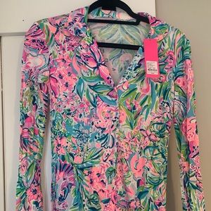 Lilly Pulitzer Pajamas (Long-sleeve Top is Size XS. Short bottoms are Size XXS)